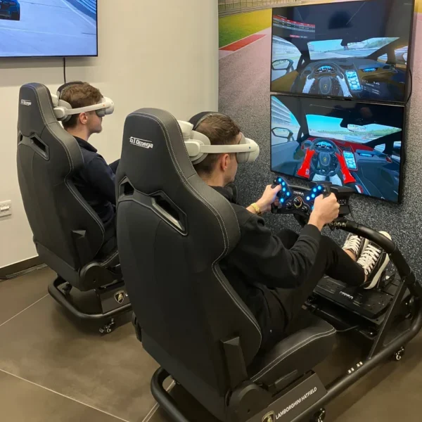 two men playing video games