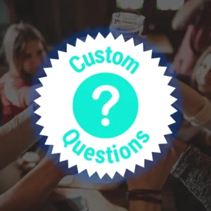 Add custom questions to your game.